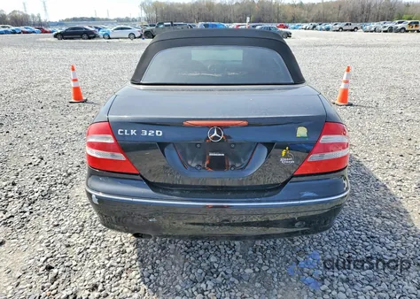 2005 Mercedes-Benz Clk 320 из США, поврежденный, VIN WDBTK65J05F123604